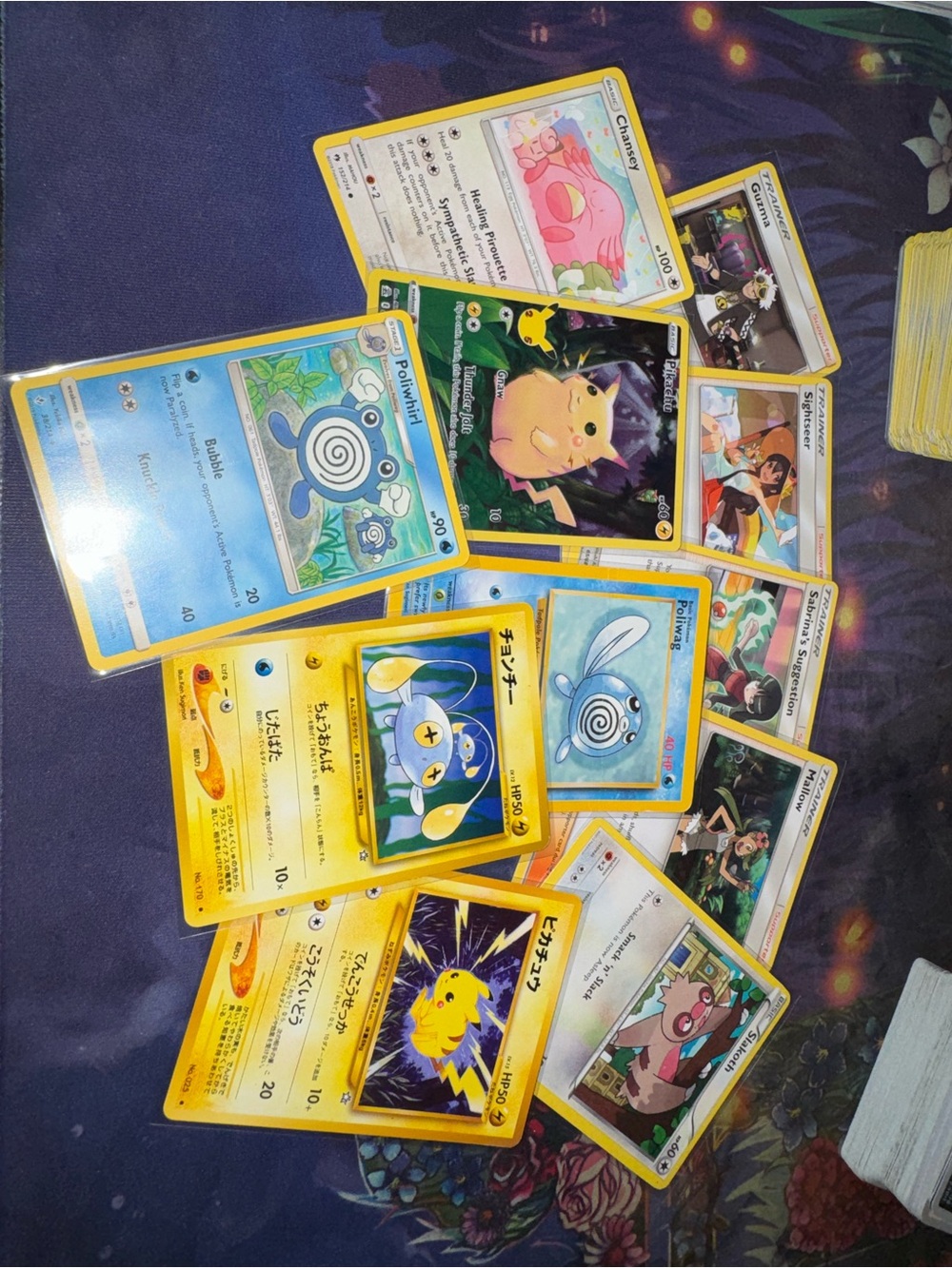 Pokémon Card Lot 11 Cards Pikachu Vintage Japanese Trainers